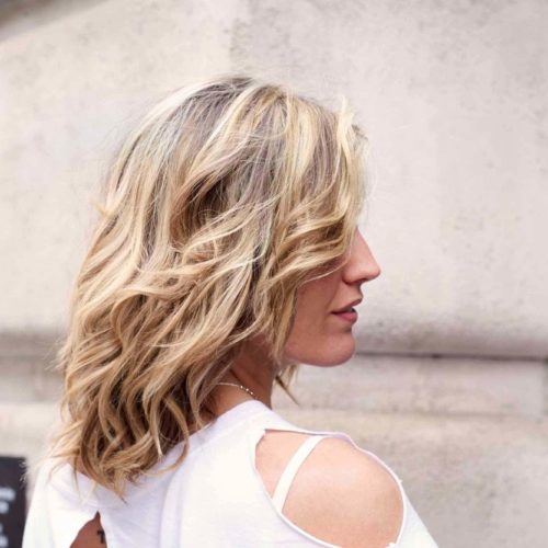 Layered mid-length Haircut
